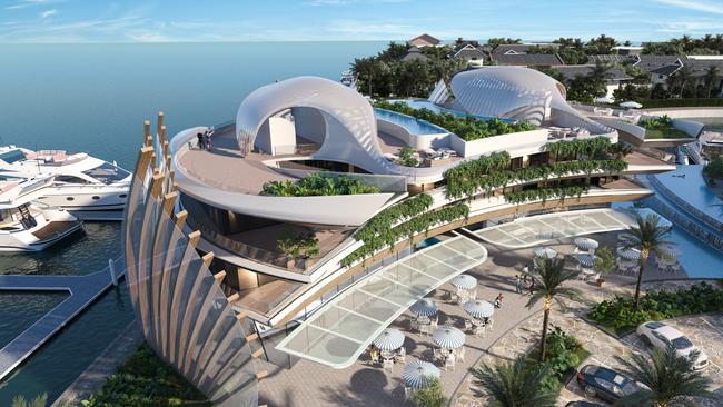 Artist impression of the Sovereign Mile development on the Sovereign Islands. Picture: Supplied