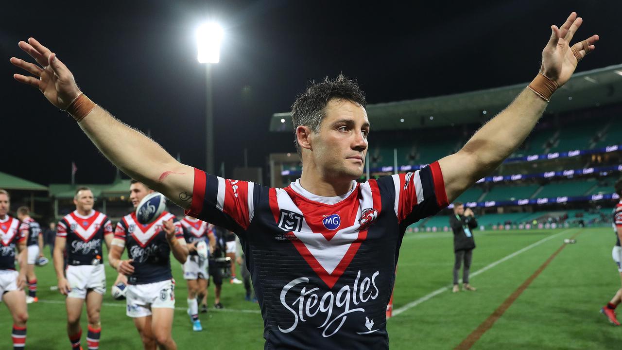 Cooper Cronk will play his final NRL game in Sunday’s grand final. Picture: Brett Costello