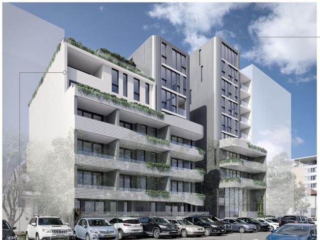 What it could look like … artist impression of proposal for 6-10 Bowral St, Kensington.