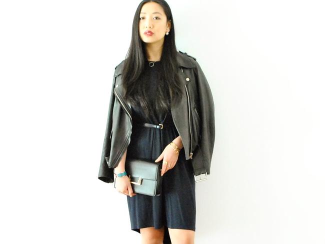 One of the many looks Angela Yang wears, using some of her 10 basics. Picture: Instagram.