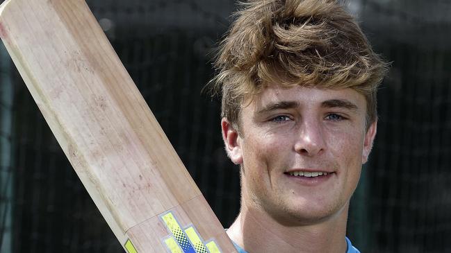 English Cricket Board Academy players during training at James Oval cricket ground at UWA (University of Western Australia). The British players are in Perth to adapt to the Australian weather conditions.Pictured is Tom Abell