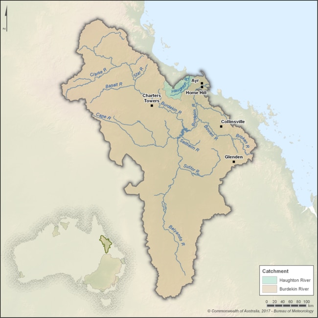 The Burdekin River System, including proposed Hell's Gate Dam.