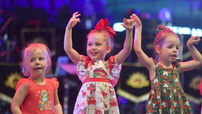 Carols by Candlelight at Riverway 2022. Performers from Townsville Academy of Performing Arts. Picture: Evan Morgan