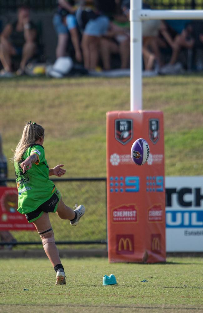 Victoria Alley as the Palmerston Raiders take on Darwin Brothers in the NRL NT women's grand final. Picture: Pema Tamang Pakhrin