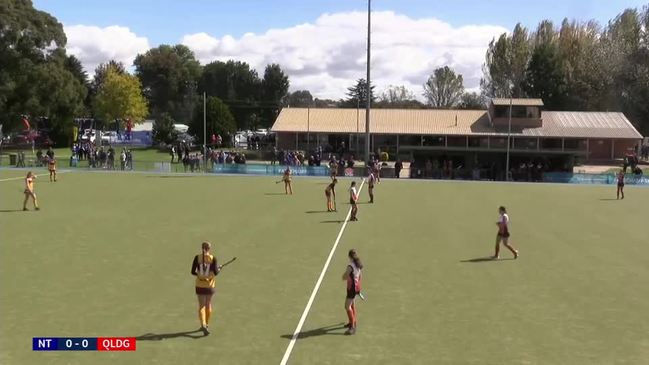 REPLAY: National U15's Girls Hockey Championships - QLD Gold vs NT