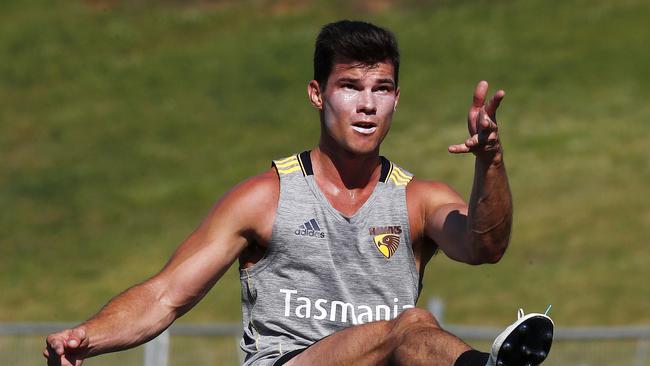 Jaeger O'Meara starred in Hawthorn’s intra-club match. Picture: Michael Klein