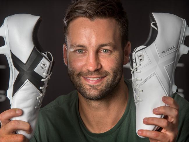 Former Geelong Star Jimmy Bartel is now a Product Development Director for XBlades.Picture Jay Town.