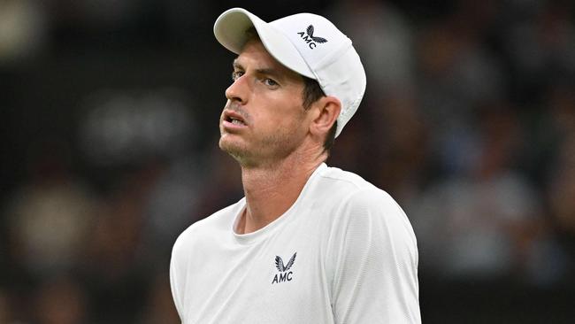 Andy Murray is out of Wimbledon. Photo by Glyn KIRK / AFP