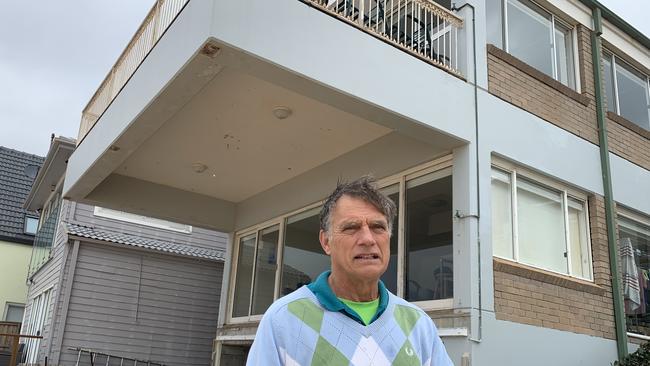 Collaroy beachfront resident Garry Silk. Picture: Madelaine Wong