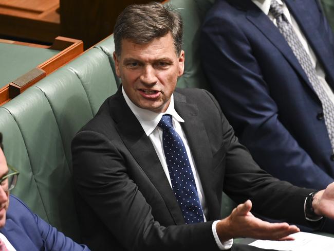 Opposition Treasurer Angus Taylor’s office did not return calls. Picture: Martin Ollman