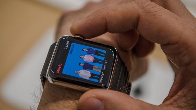 Apple Watch Series 3 users will be able to stream songs from Apple Music on their wrists. Picture: Jennifer Dudley-Nicholson