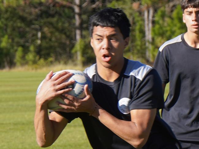 The Central Coast Sports College's boys' rugby league at training. Picture: CCSC