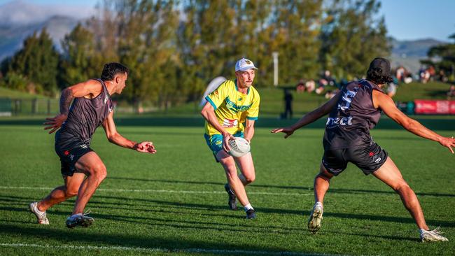Harry Griffin was a standout once again for Australia in last month's Trans-Tasman Series. Photo: Touch Football Australia