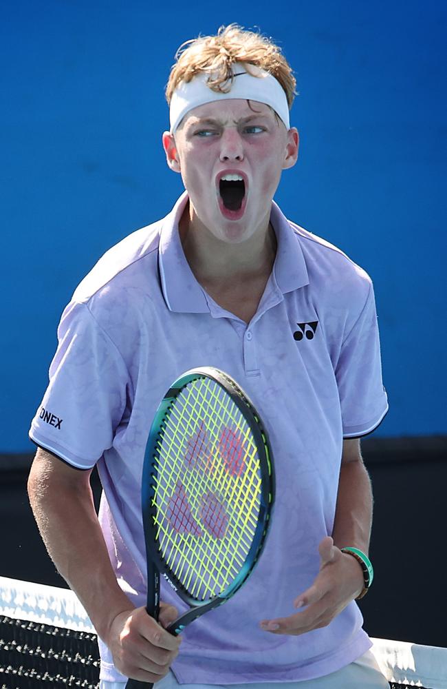 Cruz Hewitt at Melbourne Park. Picture: David Caird