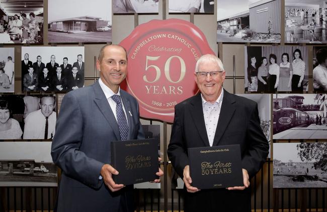 Campbelltown Catholic Club CEO Michael Lavorato at the club's 50th anniversary.