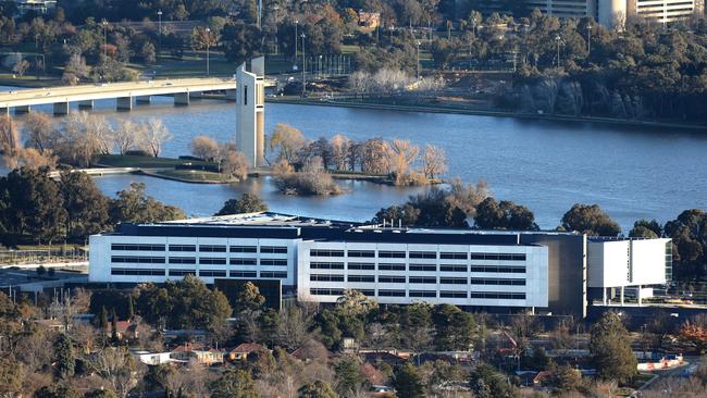 ASIO's headquarters near the shores of Lake Burley Griffin in Canberra. Picture: Supplied