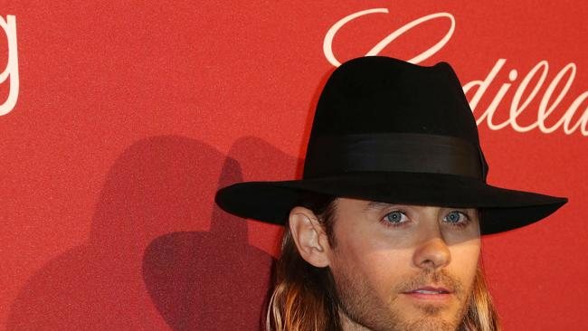 Numbers game ... actor Jared Leto enlisted a friend in his attempt at courting some models.