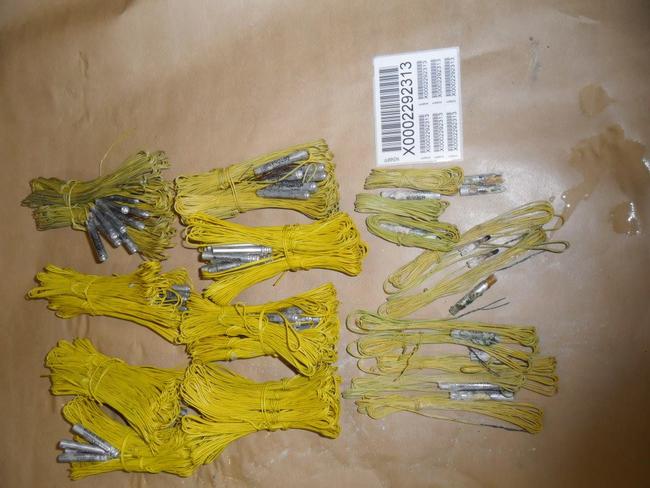 Police located 90 detonators, a trigger blaster, shotgun and ammunition. Picture: NSW Police