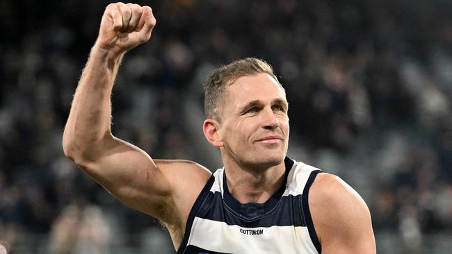 Joel Selwood is taking less to ensure Geelong is a premiership threat. Picture: Getty Images