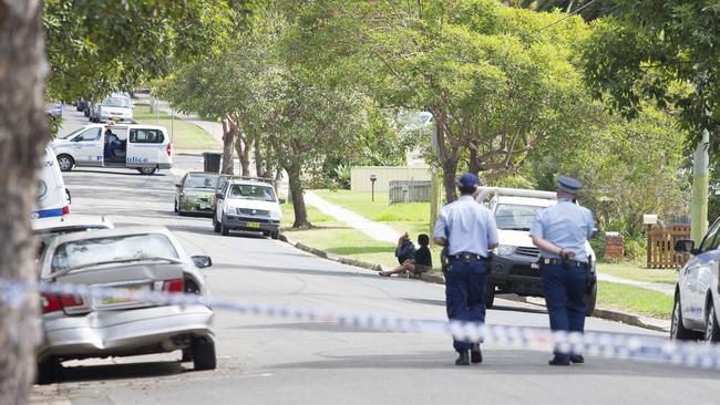 The scene where Davey was shot dead in drive-by.