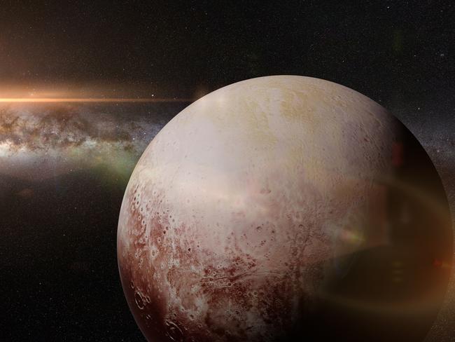 artist's impression of the lost planet