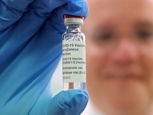 Prime Minister Scott Morrison visits the Therapeutic Goods Administration (TGA) to see their AstraZeneca batch release assessment process and thank them for their efforts over many months to assess and approve AustraliaÃ¢â¬â¢s Covic-19 vaccines. Picture: Adam Taylor