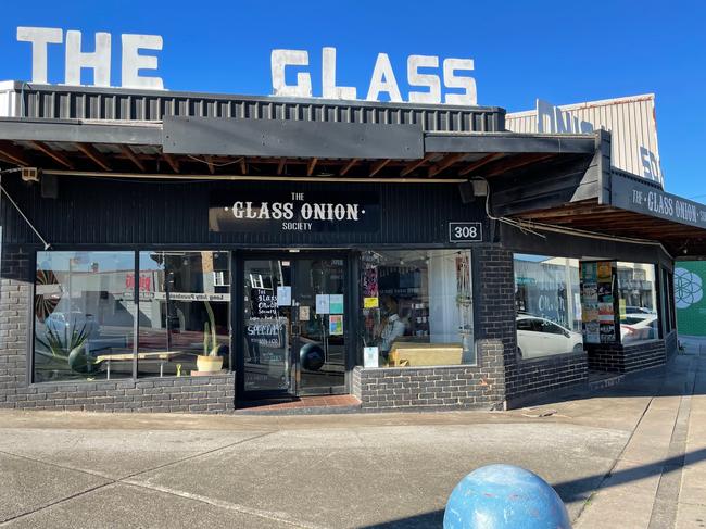 Owners of the Glass Onion Society cafe say they did not attend the protest. Picture: NewsLocal