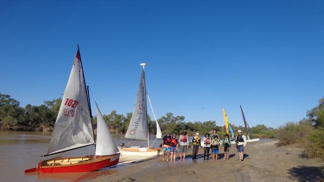 A beach on the Warburton River. Picture: Bob Backway