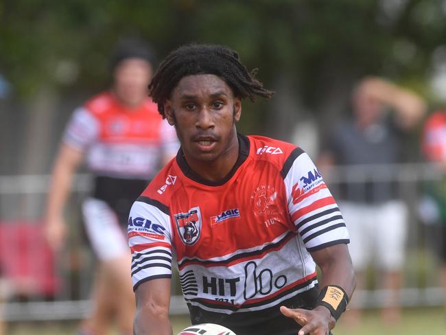 Kirwan State High School hosts St Patrick's College, Mackay, in round 1 of the 2025 Aaron Payne Cup. Picture: Evan Morgan