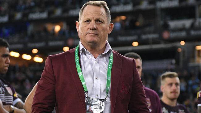 Maroons coach Kevin Walters after the 2019 State of Origin decider. Picture: AAP