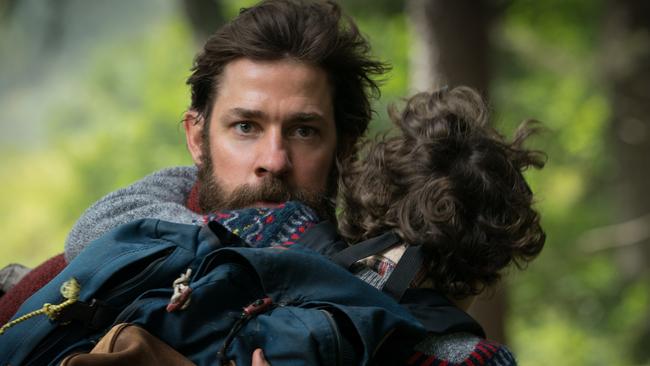 John Krasinski starred in and directed A Quiet Place, streaming on Foxtel Now.