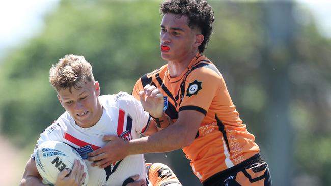 Eli Bennett and Levi Palfrey Harold Matthews  Cup Central Coast Roosters v Tigers at  Woy Woy Oval Round 5 1st March 2025 pic Sue Graham