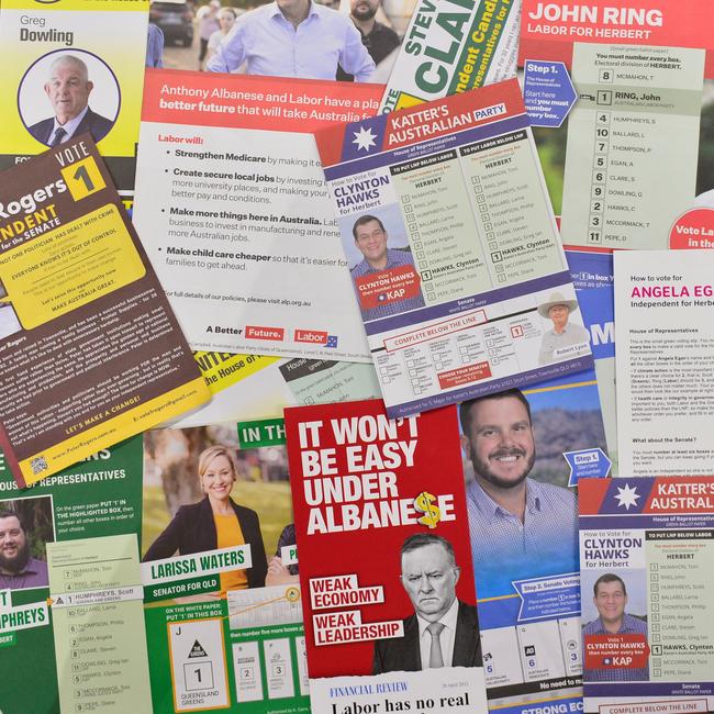 Election material from the Herbert candidates.