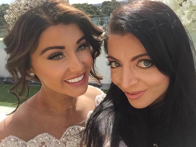 Salim Mehajer’s bride, Aysha, with designer Natalie Georgys, has not been pictured with her husband in months.