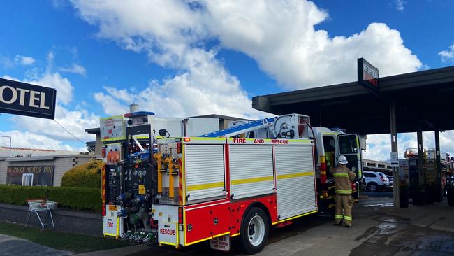 Fire erupts at a Warwick motel