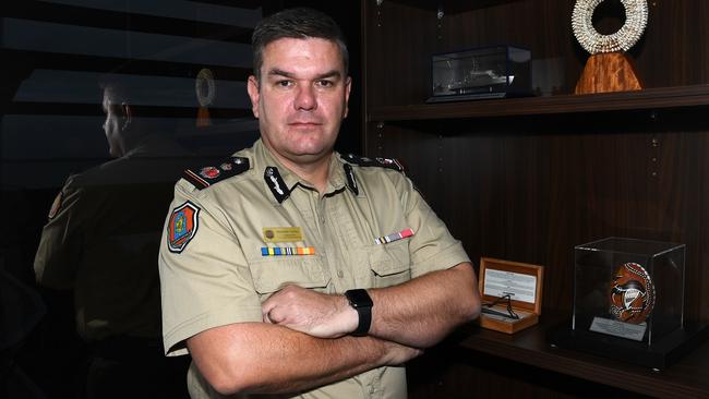 NT Police Commissioner Matthew Varley. Picture: (A)manda Parkinson