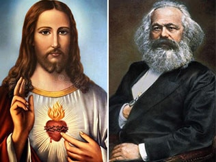 Jesus Christ and Karl Marx.