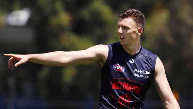 Jake Lever during training. Picture: Michael Klein