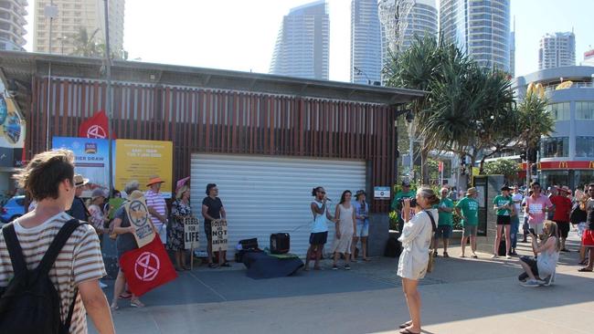 The march was organised to protest government inaction on climate change. Photo. supplied.