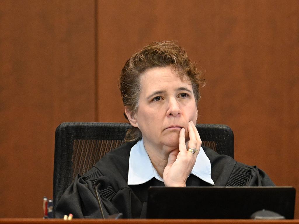 Judge Penney Azcarate listens during the trial on May 24, 2022. Picture: Jim Watson / AFP.