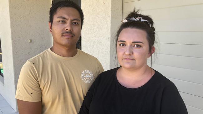 Raiar and Danielle Cordwell had their car and other belongings stolen. Photo: Keagan Elder