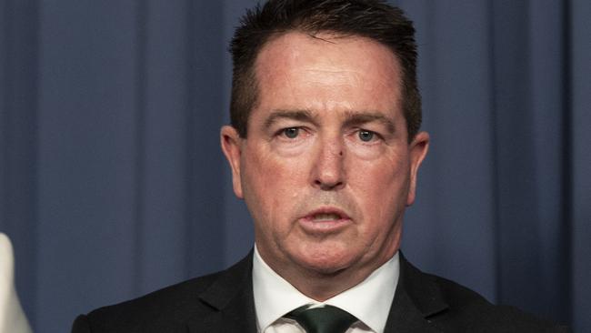 Nationals MP and opposition spokesman for police Paul Toole slammed the government’s silence on the horrific incident. Picture: NCA NewsWIRE / Monique Harmer