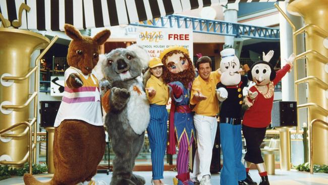 Performers at the Myer Centre’s former Dazzeland.