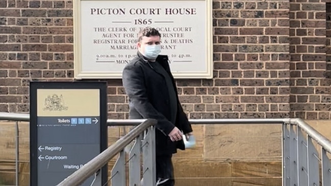 Benjamin Jay Stokes at an earlier appearance at Picton Local Court.