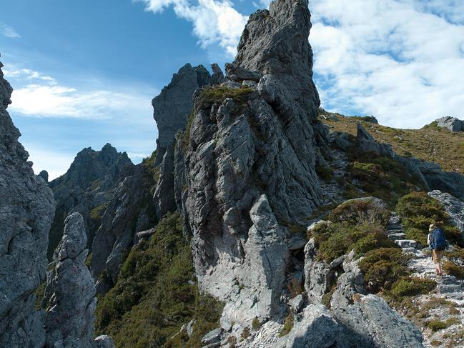 TasWeekend Southwest National Park, Tasmania. Picture must credit Tourism Tasmania. Western Arthur Range