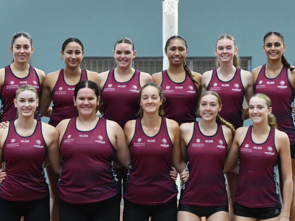 QLD U19s NNC squad. Sasha-May Flegler, Jayden Molo, Kirra Tappenden, Talitah Faifai, Ellie Brice, Brook Lacey. Holly Comyns, Tia Crombie, Kaylin Van Greunen, Gemma Hutchings, Jada Delaney. Baylee Boyd (withdrawn), Dakota Newson (Absent)