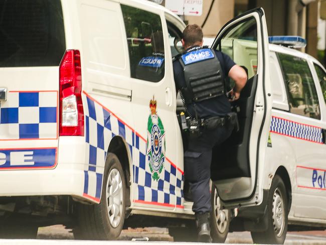 BRISBANE, AUSTRALIA - NewsWire Photos - FEBRUARY 21, 2025: Queensland Police generic photos in the Brisbane CBD.Picture: NewsWire / Glenn Campbell