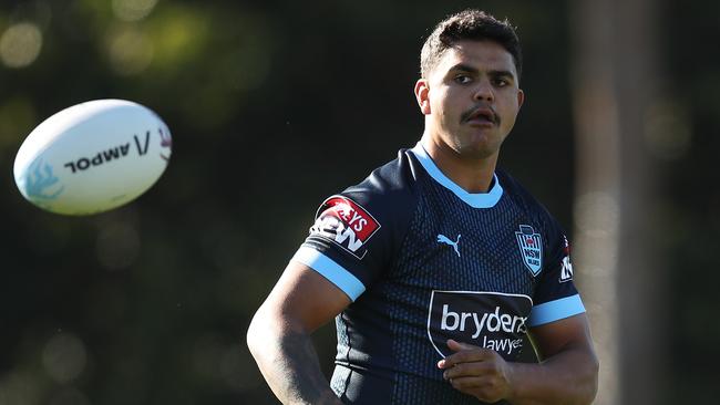 Latrell Mitchell is among a host of Origin players named to back-up this weekend. Picture: Getty Images