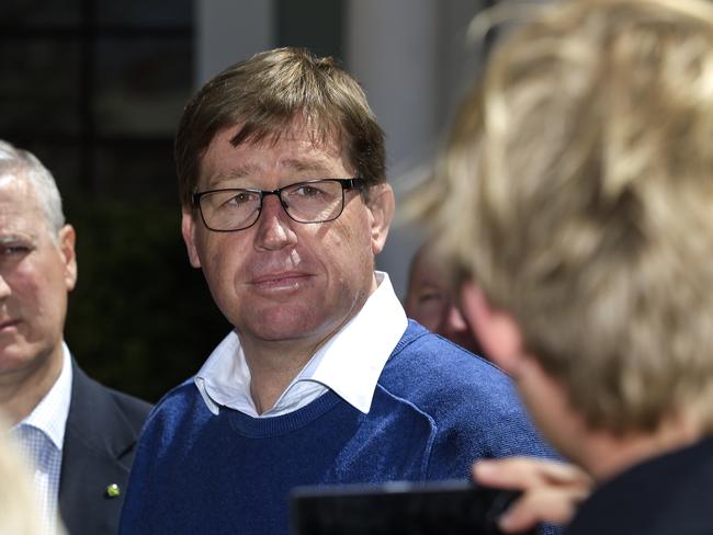 Troy Grant says he will “work my guts out” until the next election. Picture: Dylan Robinson