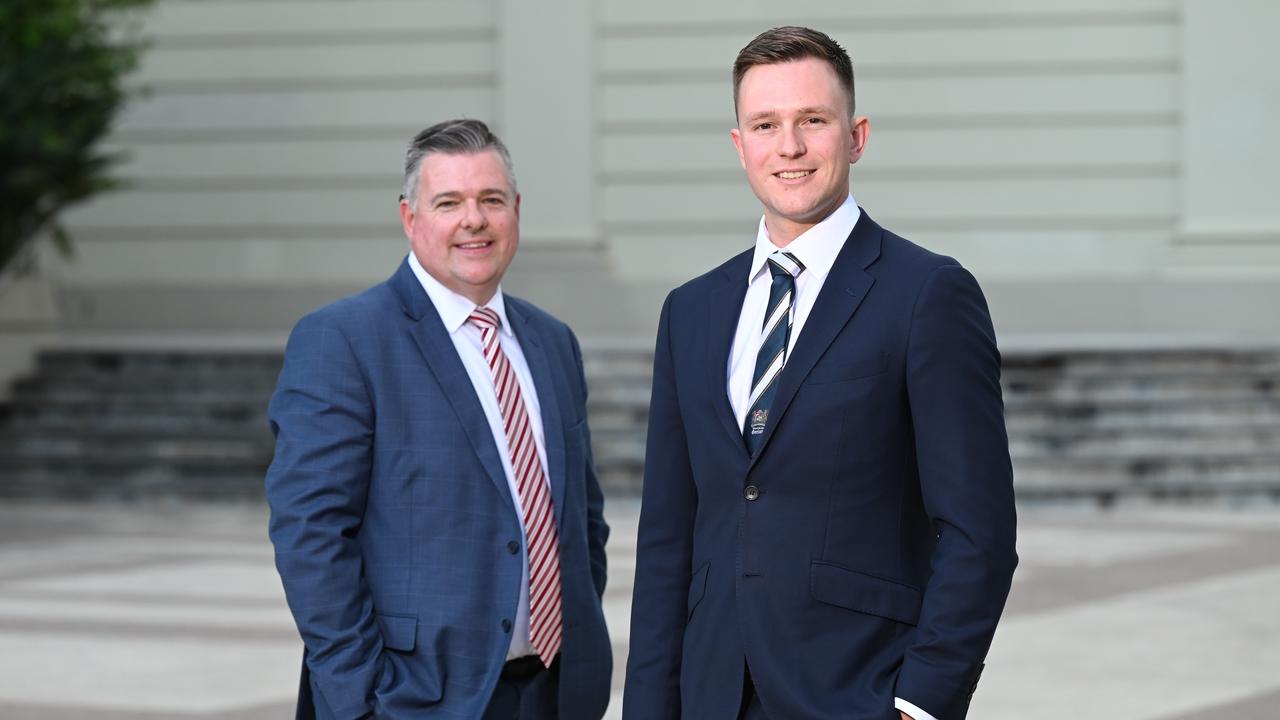 Anthony Aitken and Geelong Mayor Trent Sullivan. Picture: Supplied.